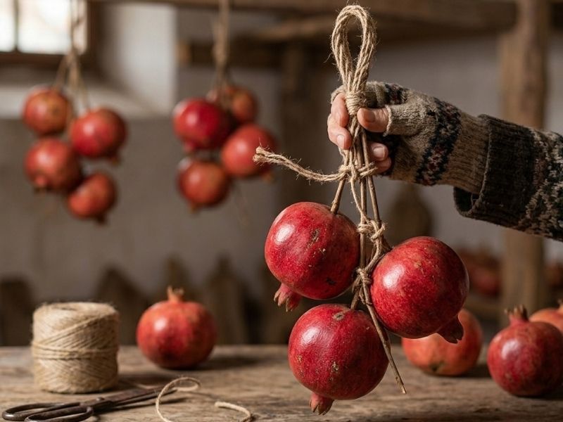 Kışlık Narı İp Demeti İle Bağlama Tekniği