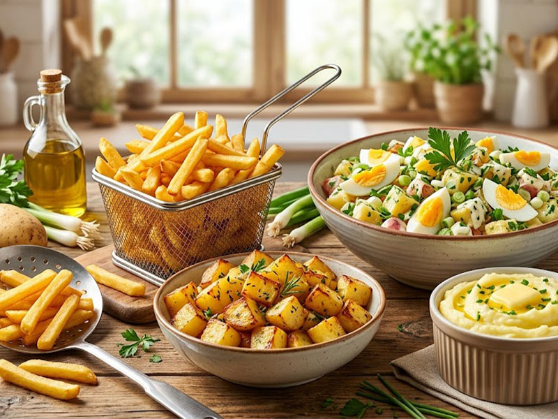 Patates ve Kızartma İçeren Yemekler