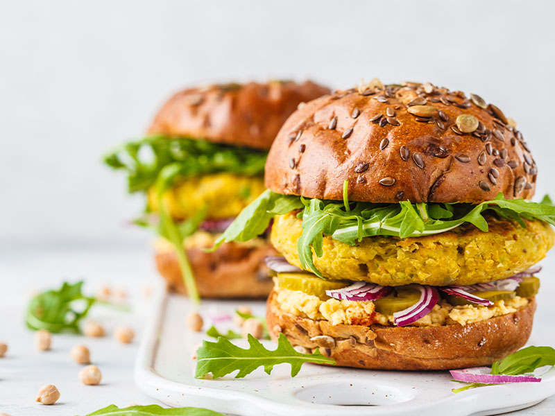 Vegan Nohut Burger