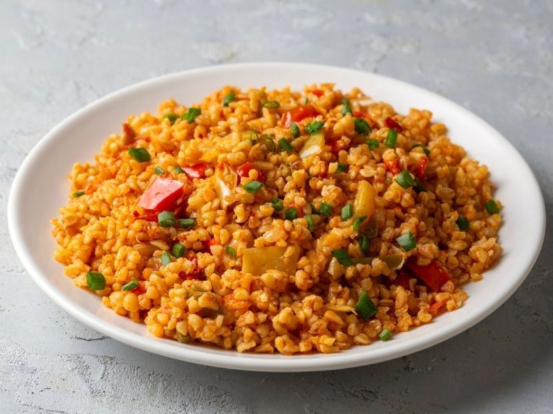 Sebzeli Bulgur Pilavı Tarifi