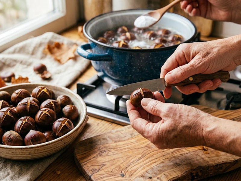 Kestaneleri Önceden Çizmek