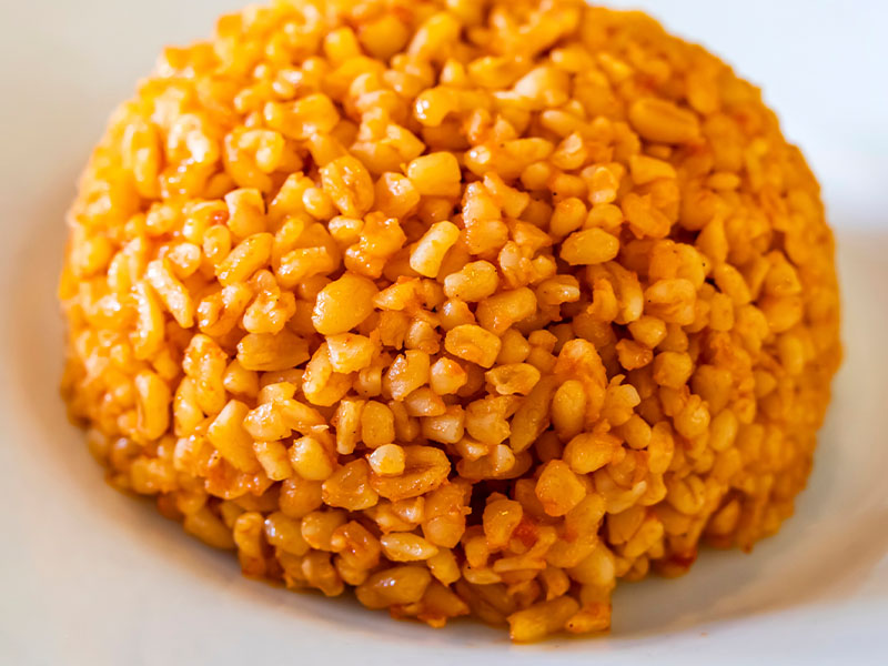 Domatesli Bulgur Pilavı