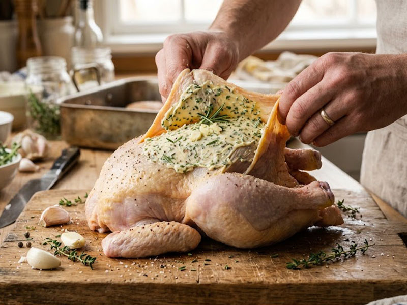 Tavuğun aromasını artırır