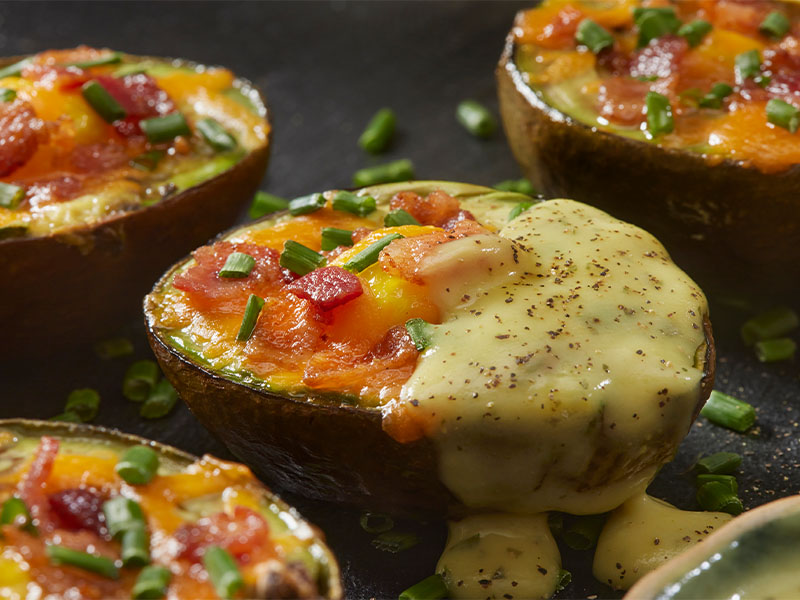yumurtalı avokado dolması