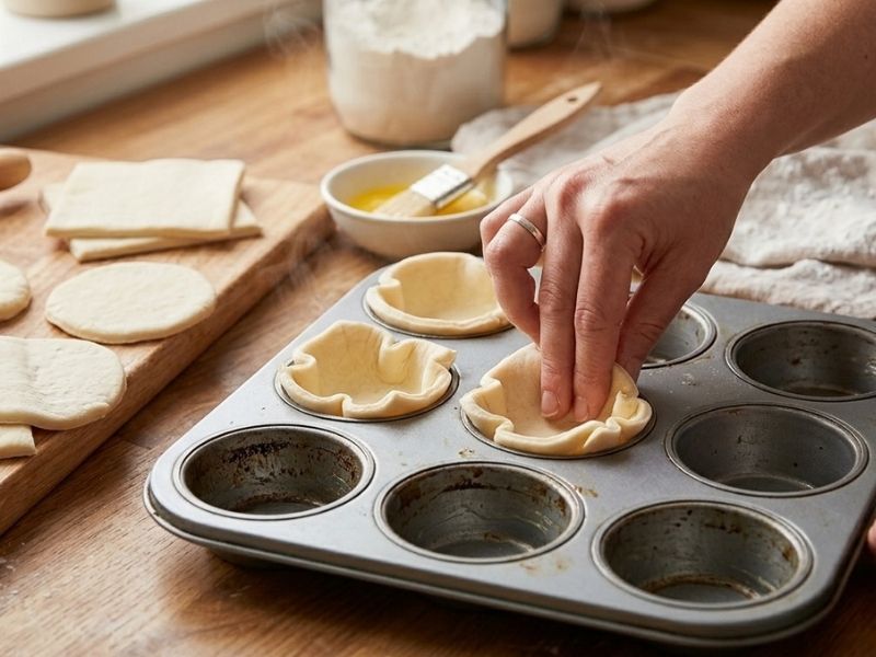 Muffin Tepsisini Hazırlama 