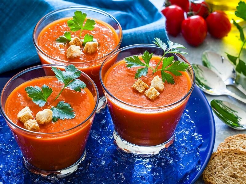 gazpacho çorbası