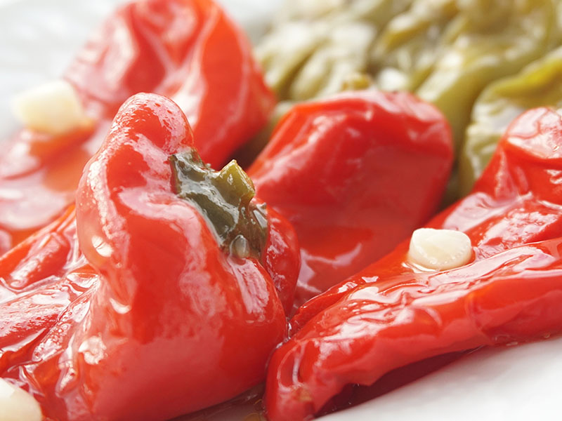 Közlenmiş Biber Salatası