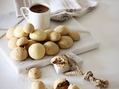 Türk kahveli ve çikolatalı kurabiyeler