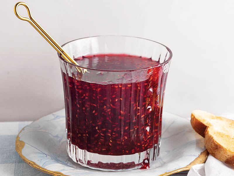 Himbeermarmelade in 21 Minuten