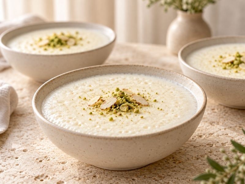 4 Malzemeli Köpüklü Muhallebi Tarifi