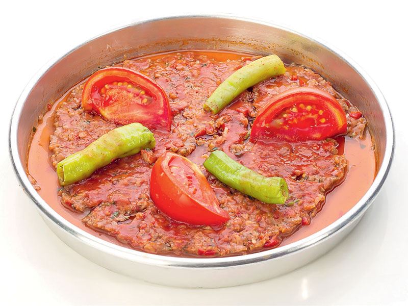 Antakya usülü vegan tepsi kebabı