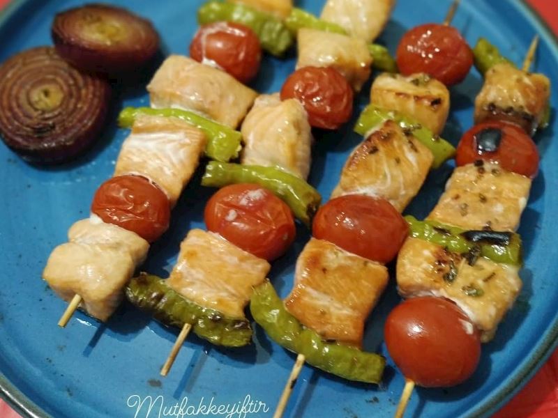 Ballı soslu & Soya soslu somon