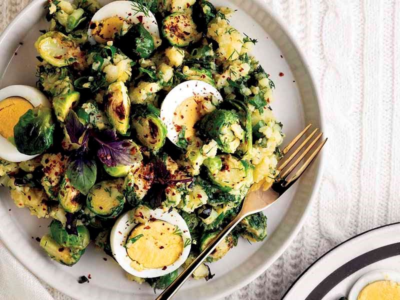 Brüksel lahanalı patates salatası