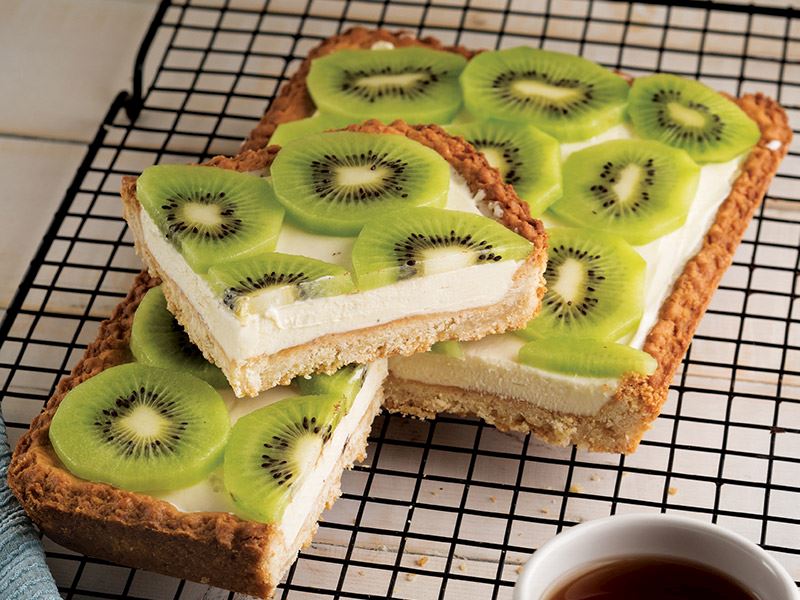 Çikolatalı kivili tart