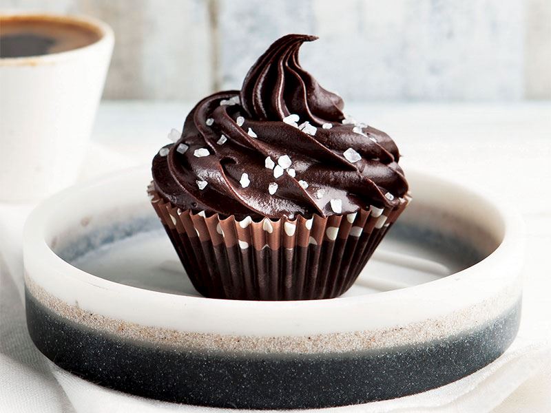 Çikolatalı mocha cupcake