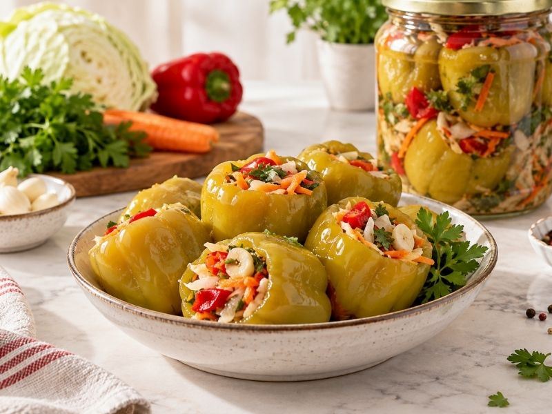 DOLMA BİBER TURŞUSU TARİFİ