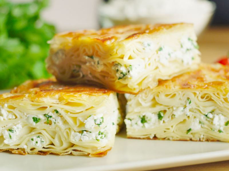 El açması su böreği