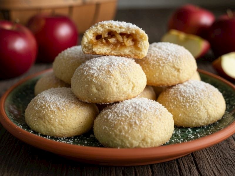 Elmalı Islak Kurabiye Tarifi