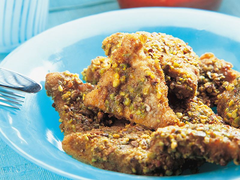 Fıstıklı tavuk kızartması