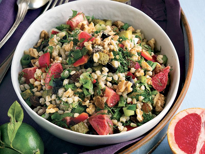 Greyfurtlu buğday salatası