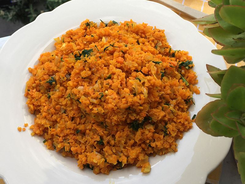 Havuç pilavı