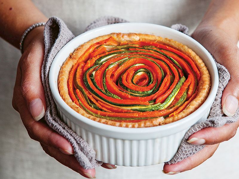 Karotten-Zucchini-Tarte