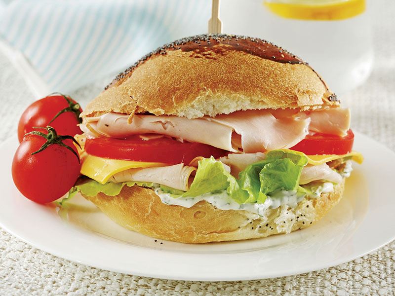 Truthahnfleischsandwich