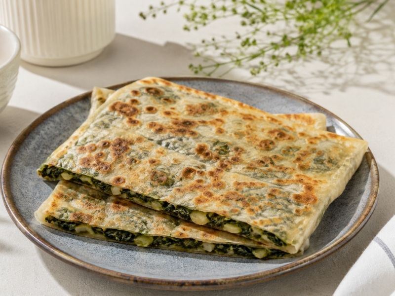 Ispanaklı Kolay Tepsi Gözlemesi Tarifi