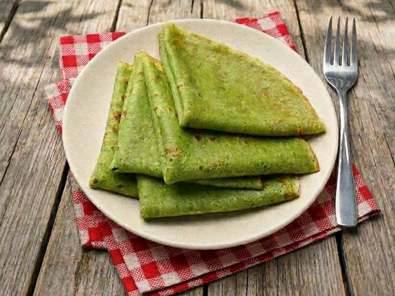 Ispanaklı Krep Tarifi