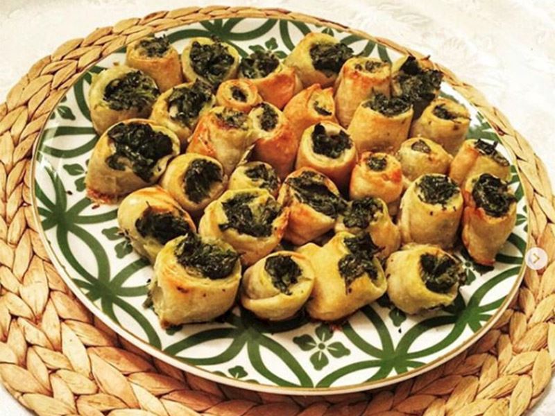 Ispanaklı lokmacıklar