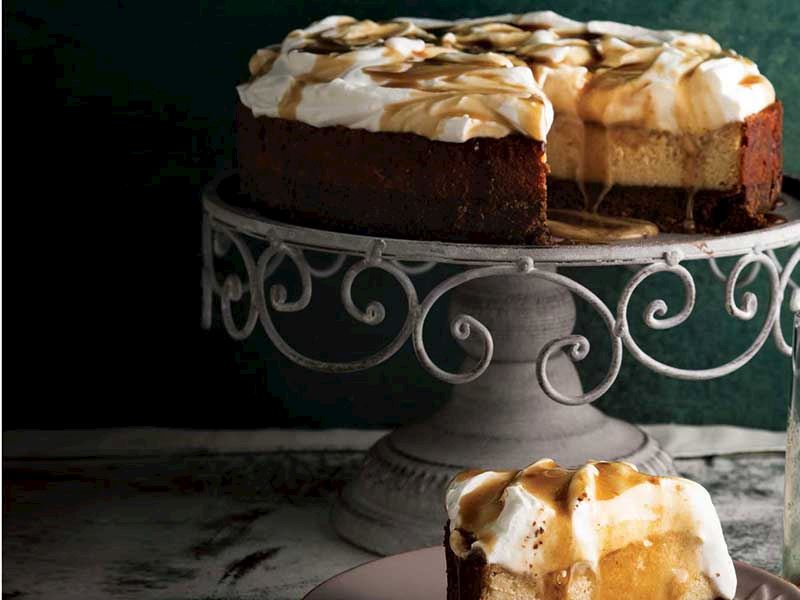 Kahve şerbetli cheesecake