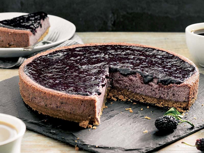 Karadutlu cheesecake