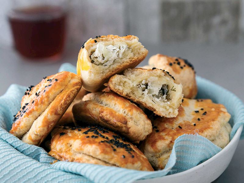 Kesikli poğaça