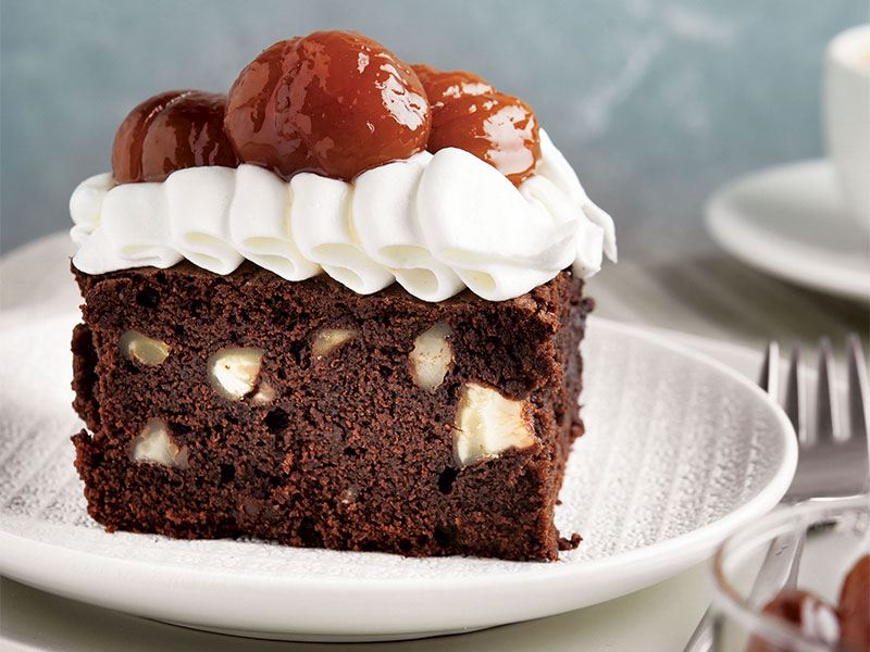 Kestaneli brownie
