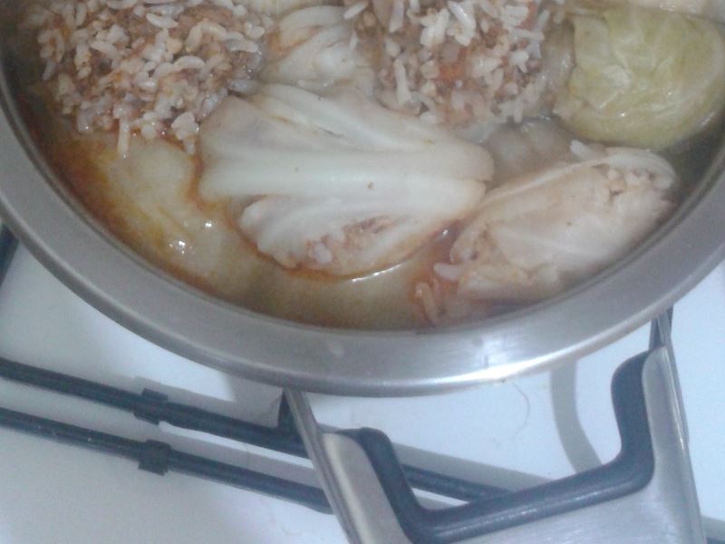 Kıymalı lahana dolması