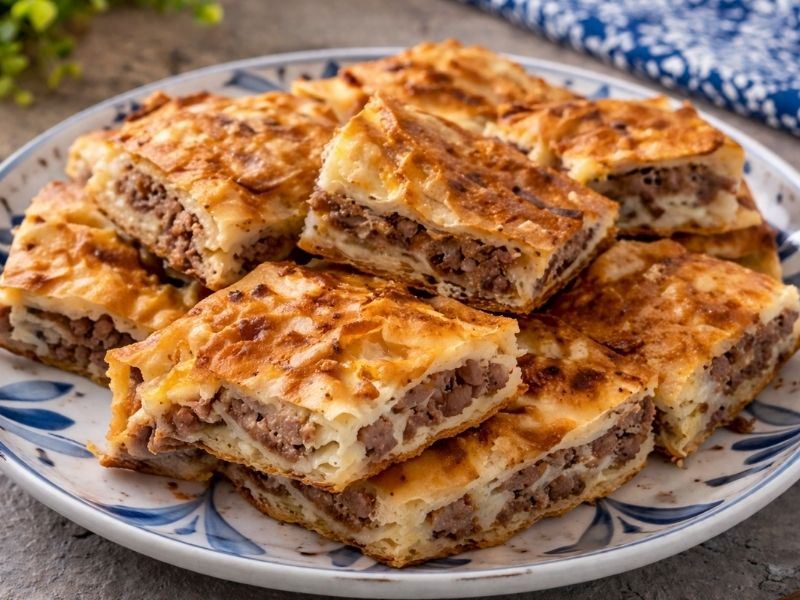 Kıymalı Tepsi Böreği Tarifi