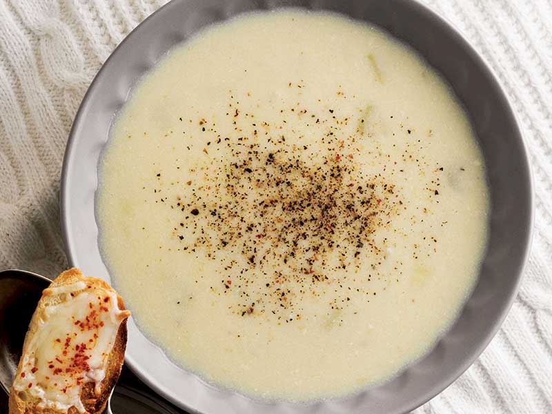 Kremalı pırasa çorbası