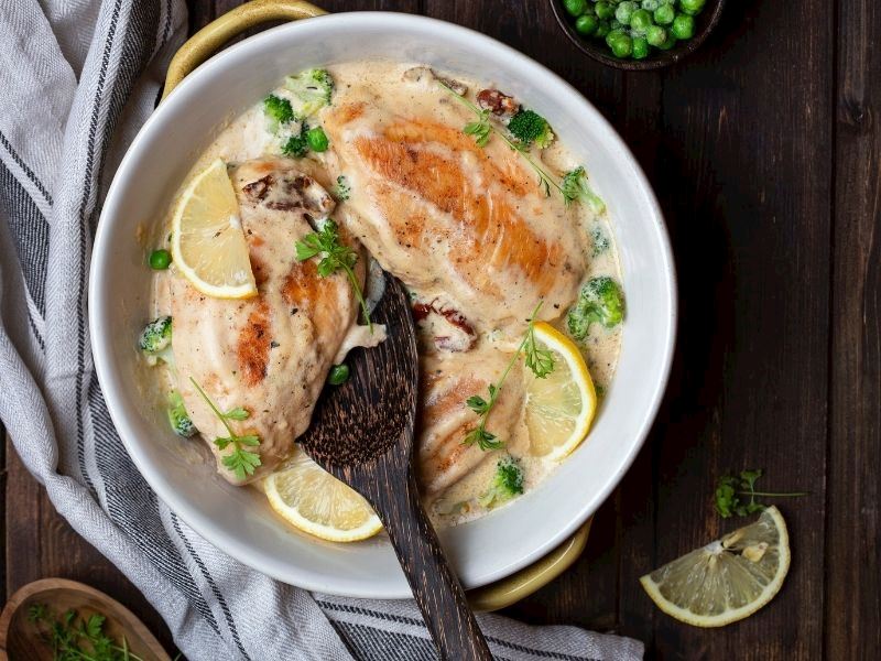 Kremalı Tavuk Tarifi