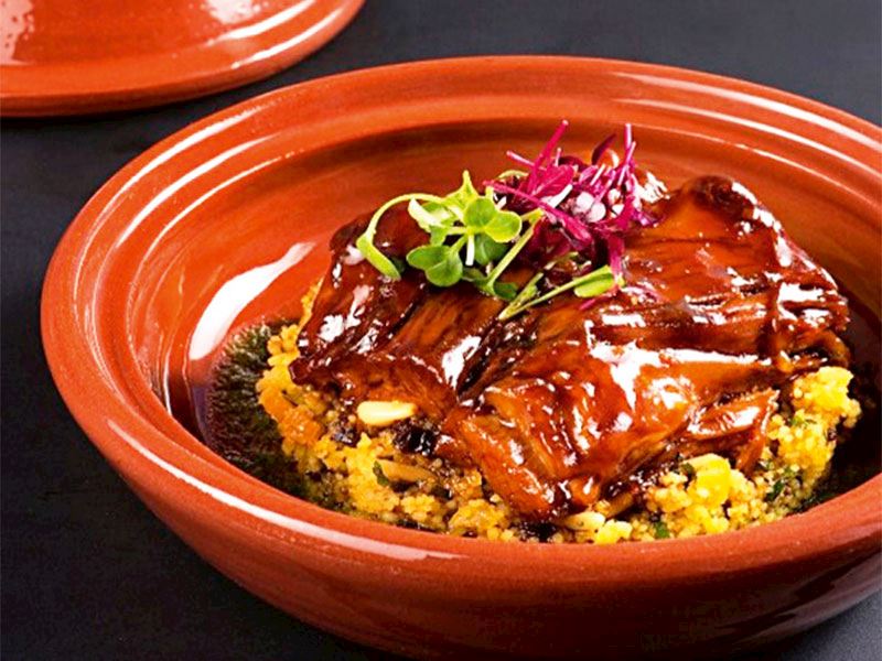 Kuru Meyveli Ve Kuskuslu Kuzu Omuz