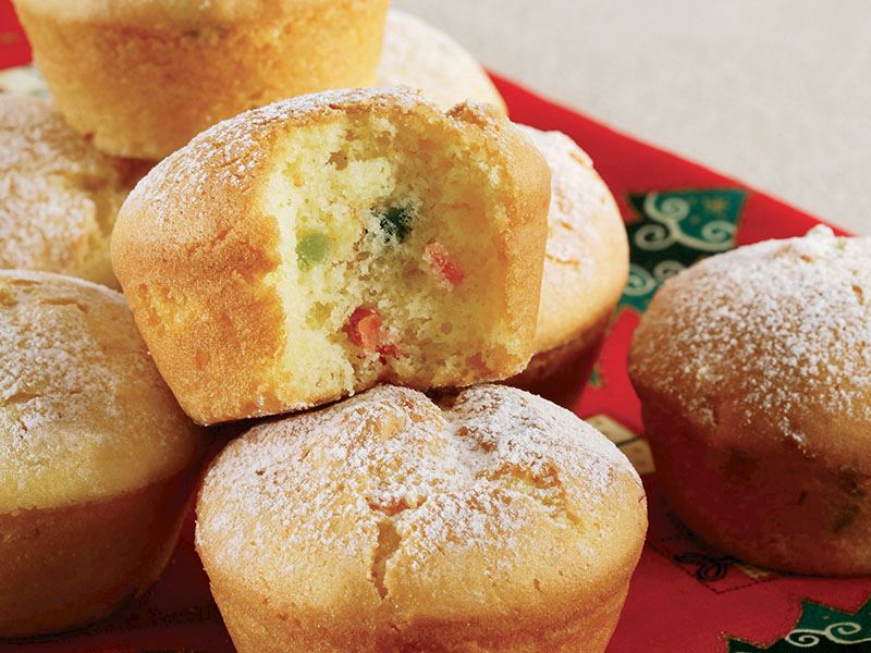 Kuru meyveli muffin