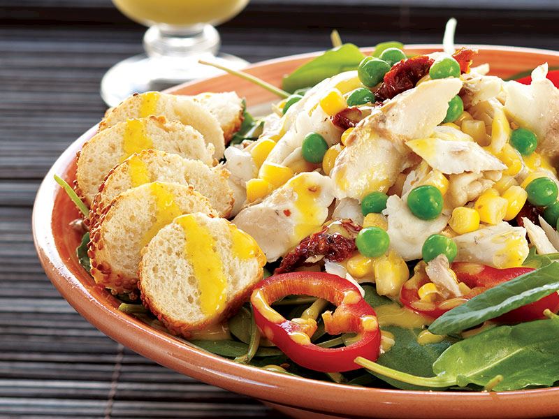 Levrekli Kuzukulağı Salatası