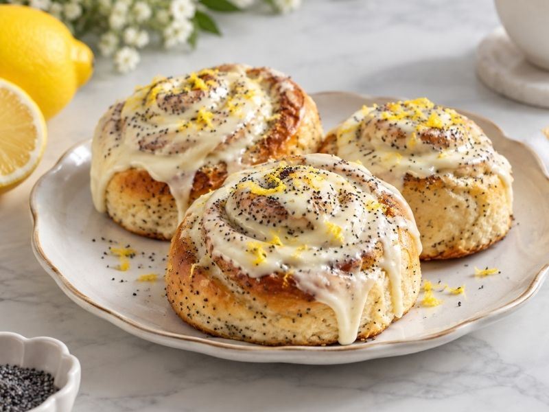 Limonlu Haşhaşlı Rulo Çörek Tarifi