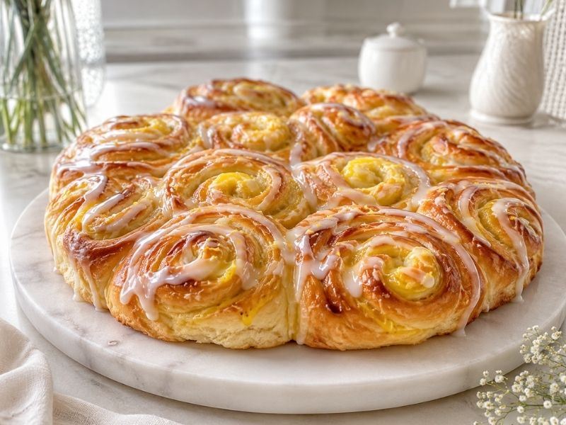 Limonlu Rulo Çörek Tarifi
