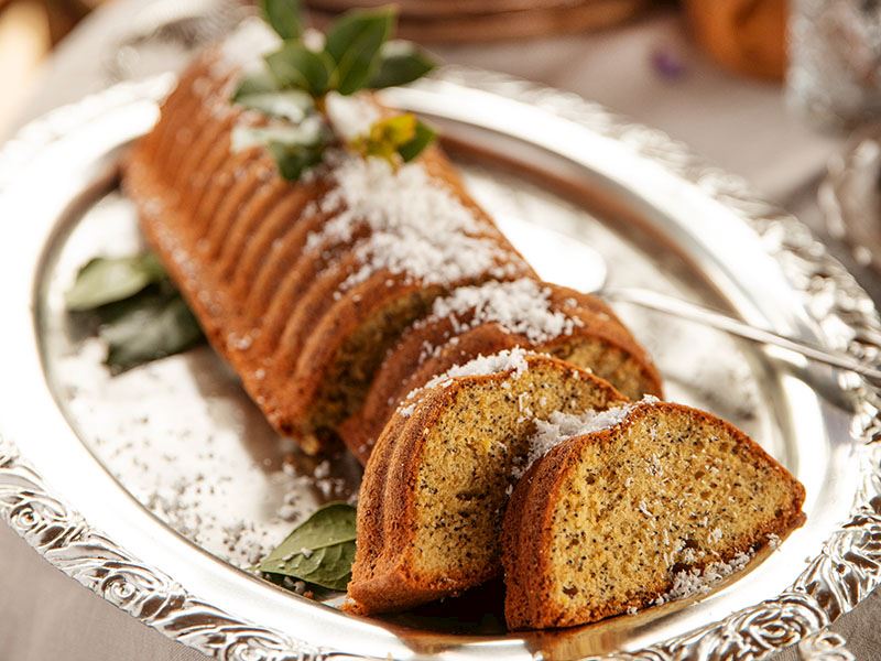 Limonlu ve haşhaşlı kek