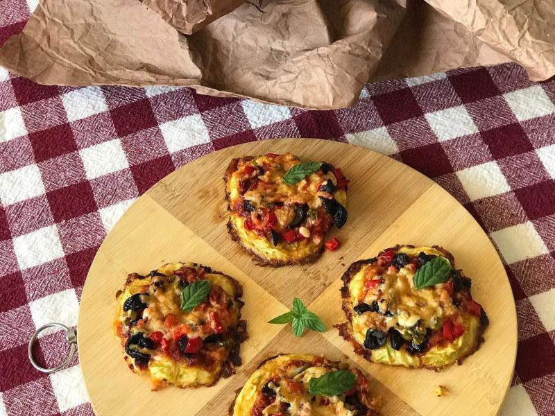 Mini kabak pizza