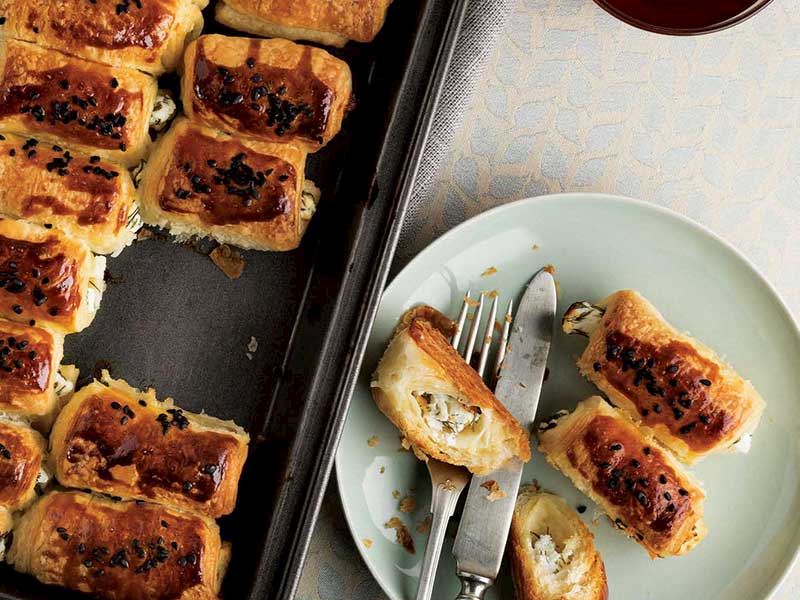 Mini rulo açma börek