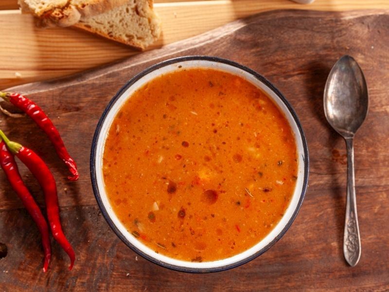 Mısırlı Acılı Tarhana Çorbası Tarifi