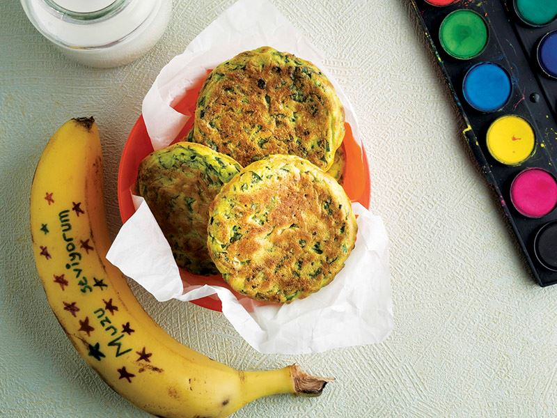 Mozzarellalı ıspanaklı mücver