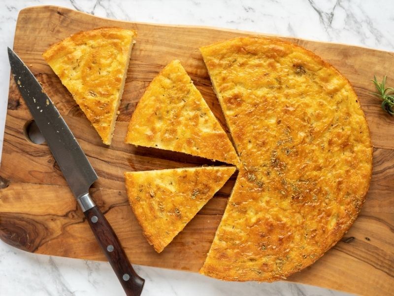 Nohutlu ve Biberiyeli Ekmek