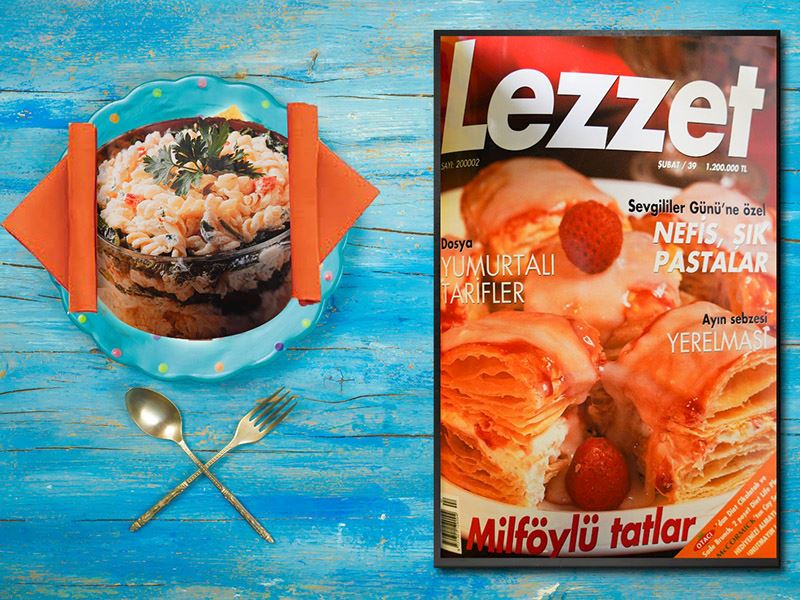 Nostaljik Ispanaklı ve Peynirli Makarna